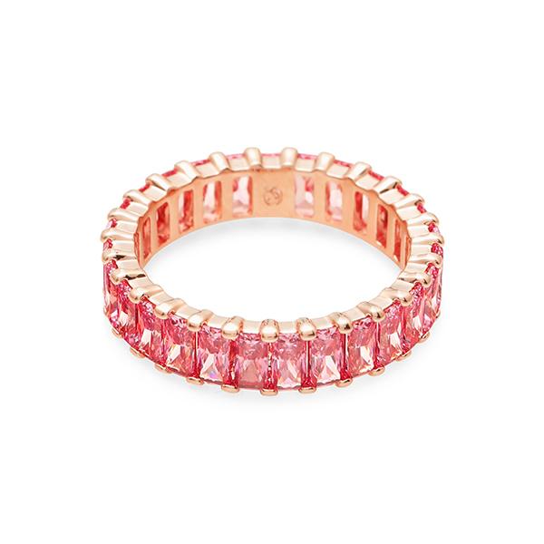 Swarovski Silver-Tone Crystal Ring for Women 5648286 Matrix 50