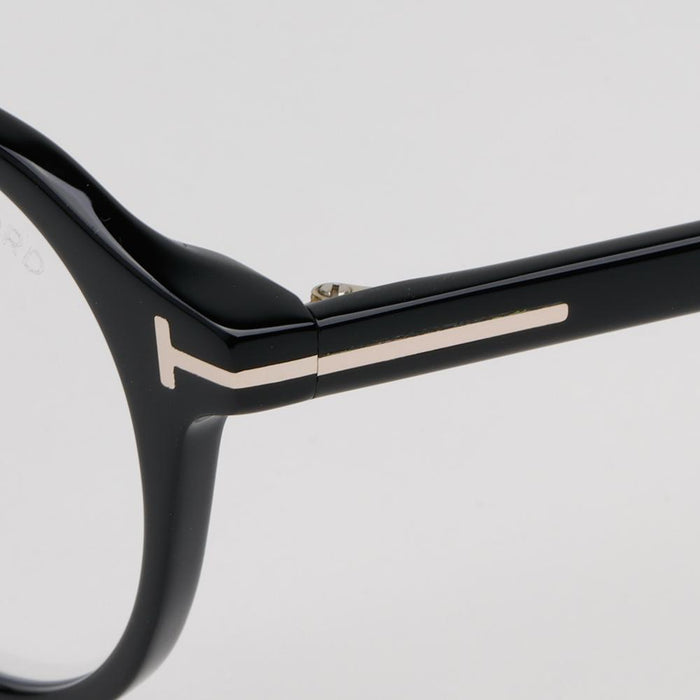 TOM FORD Blue Light Blocking Round Acetate Eyeglasses Unisex TF5833B 001