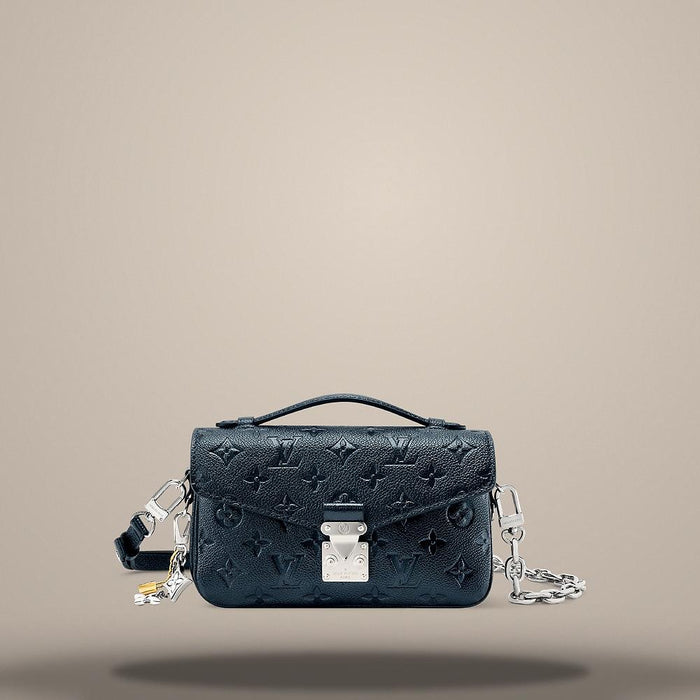 Louis Vuitton Monogram Leather Pochette Metis East West Tote Bag