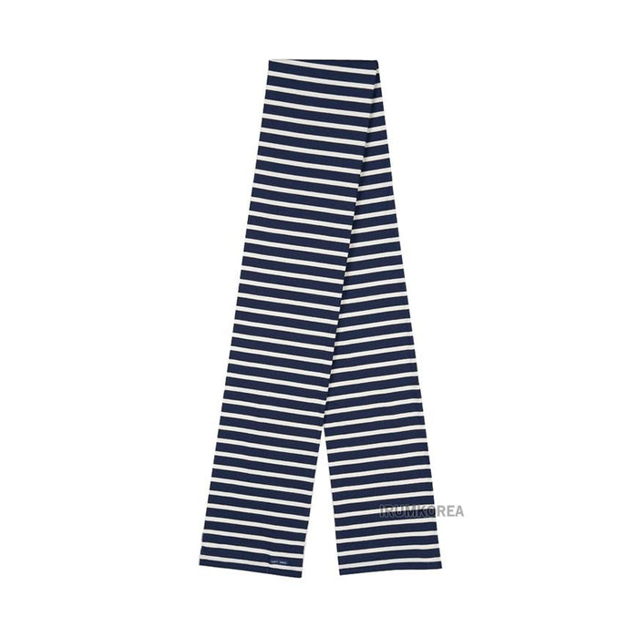 Saint James Unisex EVE ECHARPE II Wool Scarf MARINE ECRU