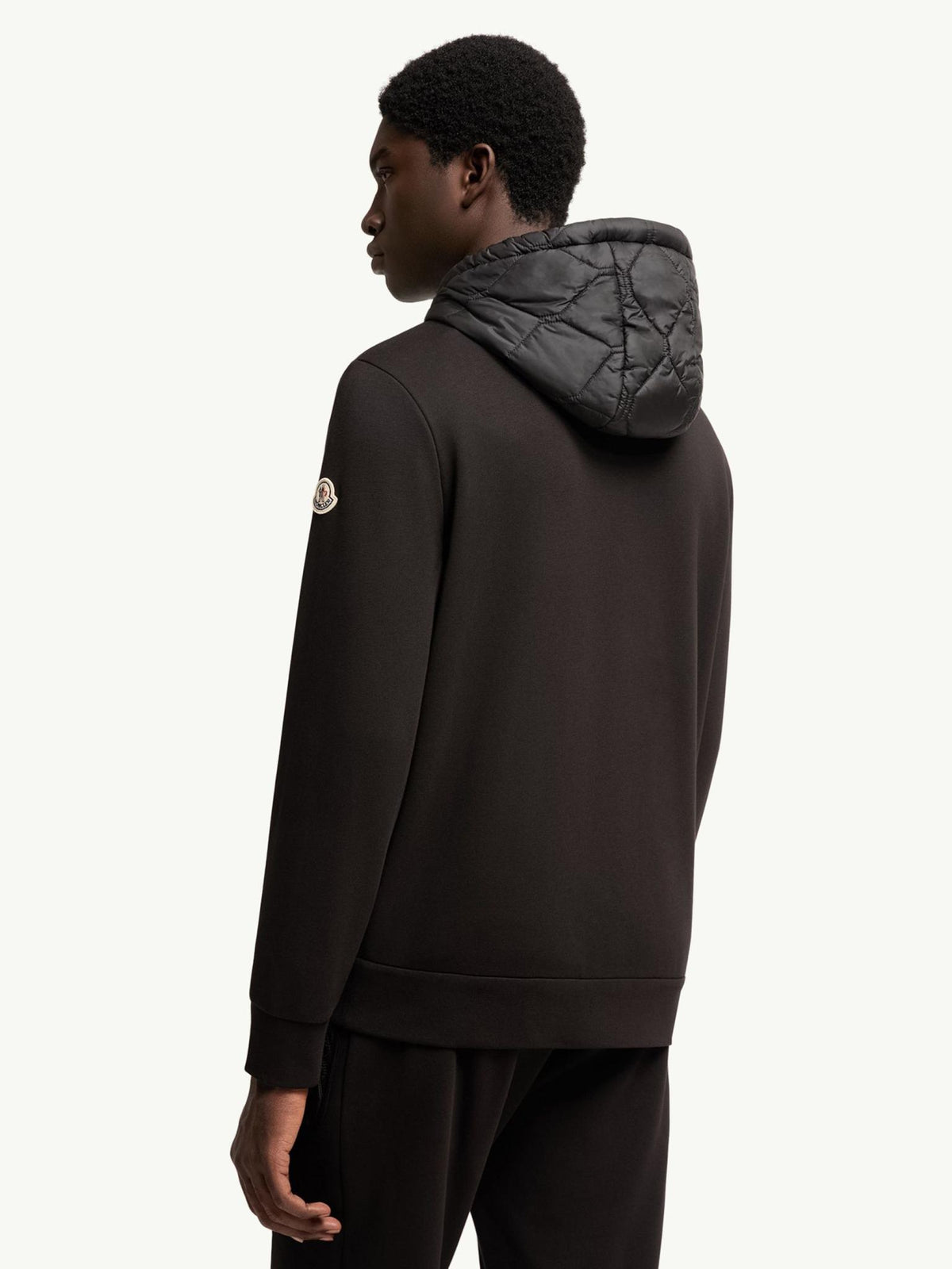 Moncler Black Zip-Up Jacket for Men