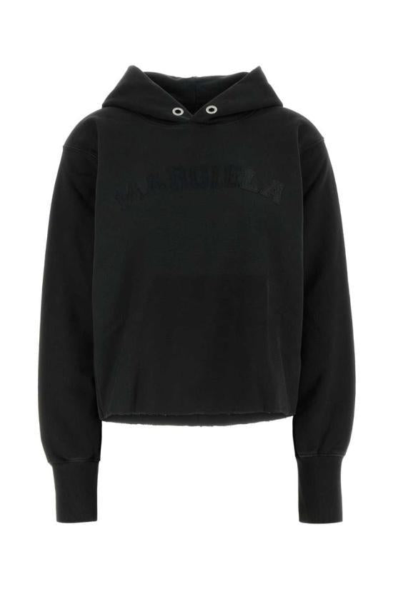 Maison Margiela Loose Fit Hooded Sweatshirt Women’s Beige Cotto S51GU0139 S25520