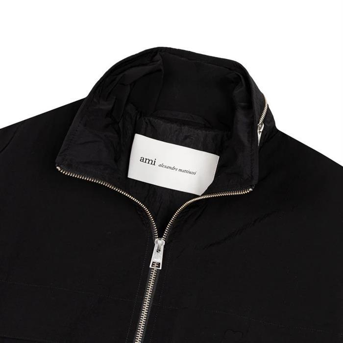 AMI Ami de Coeur Windbreaker Jacket Black