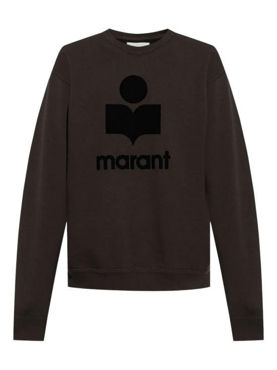 Isabel Marant Micoi Logo Sweatshirt Men’s Black Cotton Pullov SW0029HAB1M18H02FK