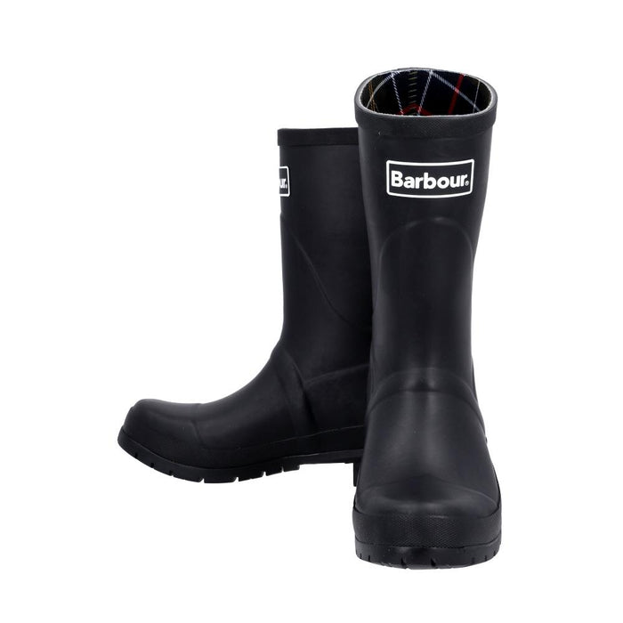 Barbour Black Banbury Wellington Mid Rain Boots