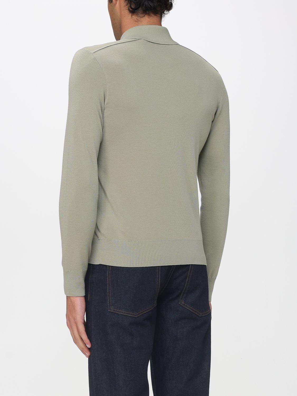 BURBERRY Cotton Knit Polo Shirt for Men