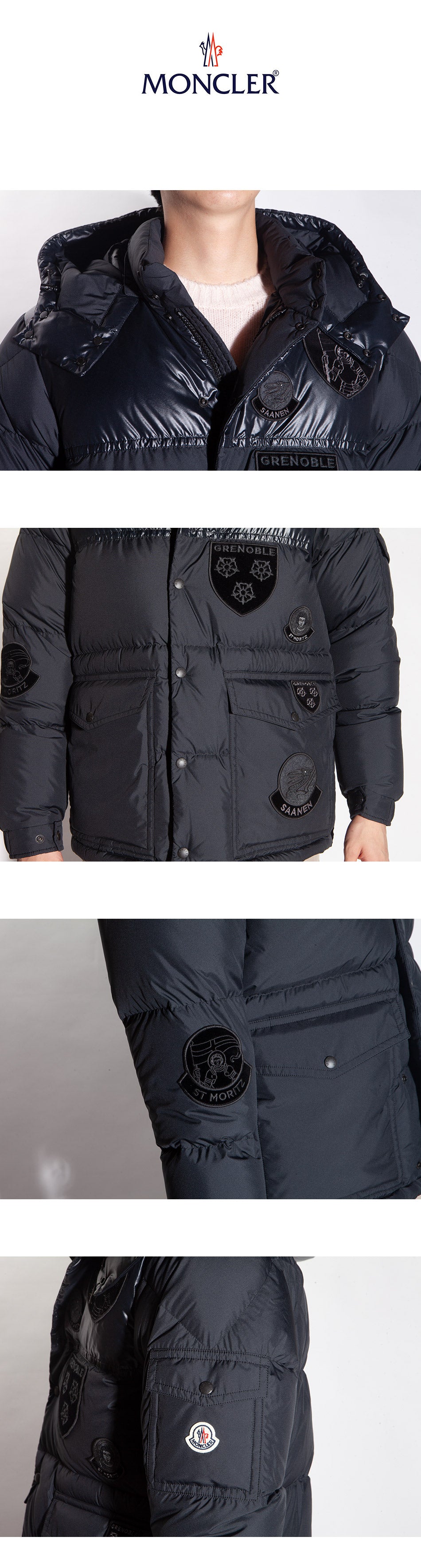 Moncler Men's Down Puffer Jacket 1A00119 54A81 999