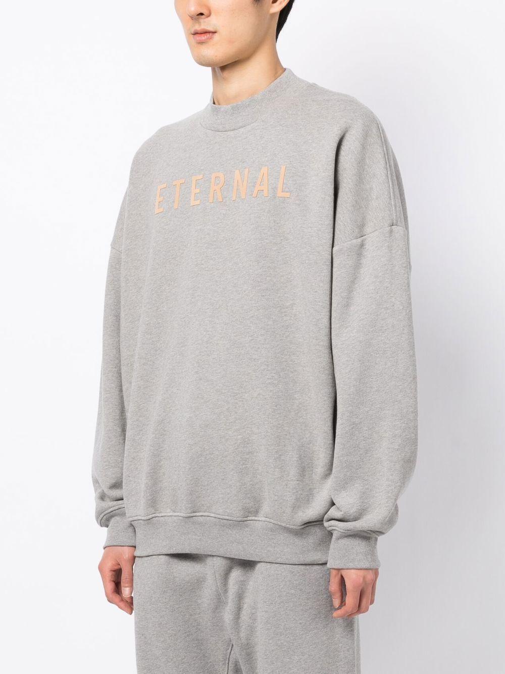 Fear of God Heather Gray Fleece Crewneck Sweatshirt