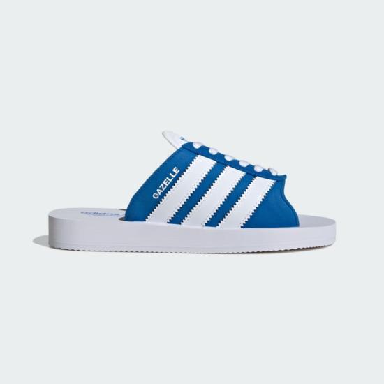 Adidas Mule Slide Sandals for Men JQ7425 Blue Bird Cloud White DOM