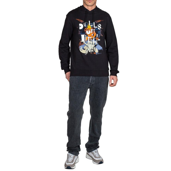 A.P.C. Dolls of Hell Black Hoodie Men's Pullover Sweatshirt