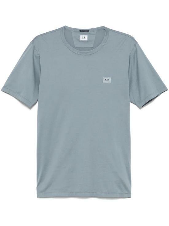 CP Company mercerized jersey logo patch short sleeve T-shirt