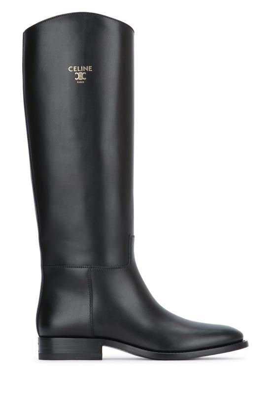CELINE Anais Riding Boots Women’s Black Leather 365285231C 38NO BLACK DOM
