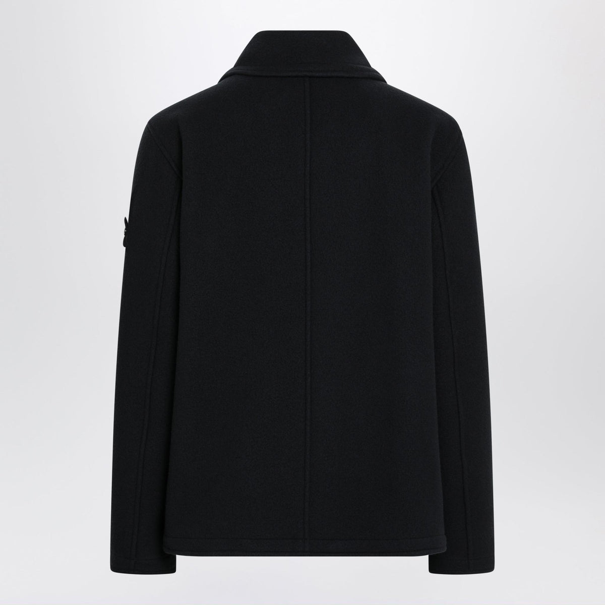 STONE ISLAND Black Nylon Bomber Jacket for Men