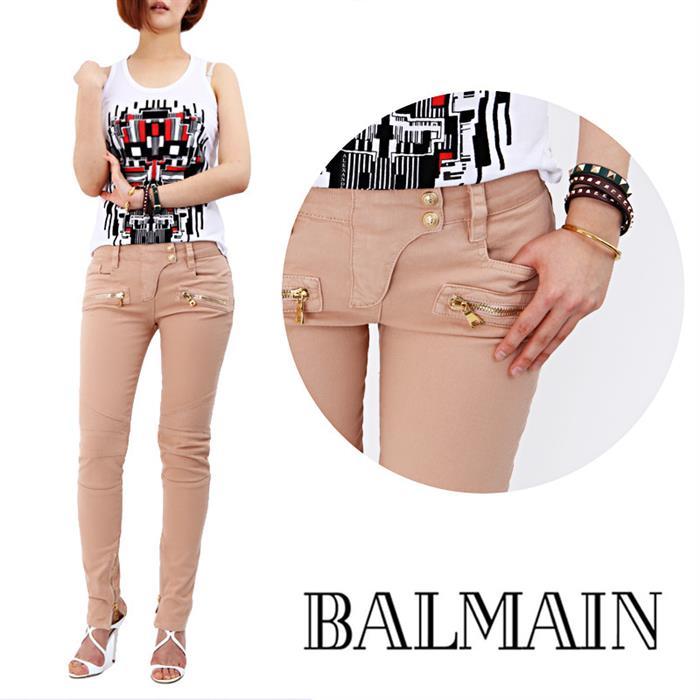 Balmain Women’s Cotton Biker Pants 5256 147N C4100