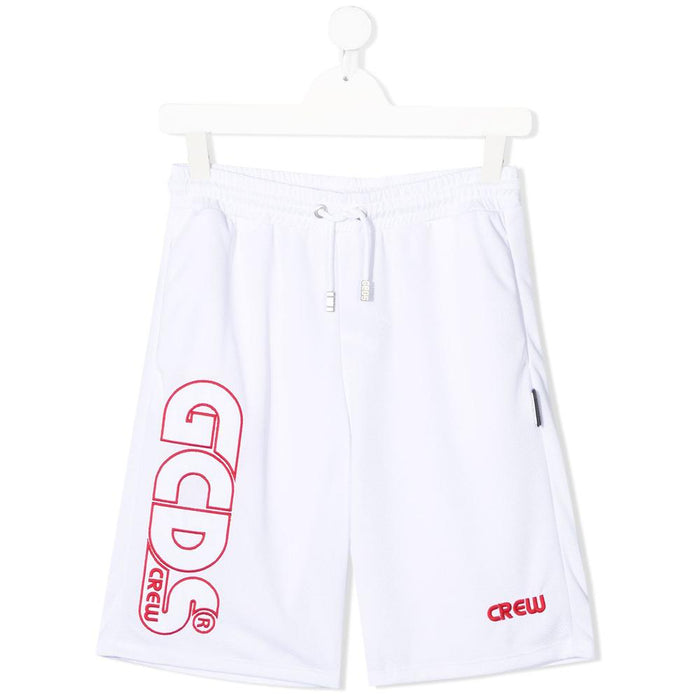 GCDS White Printed Half Shorts Women’s