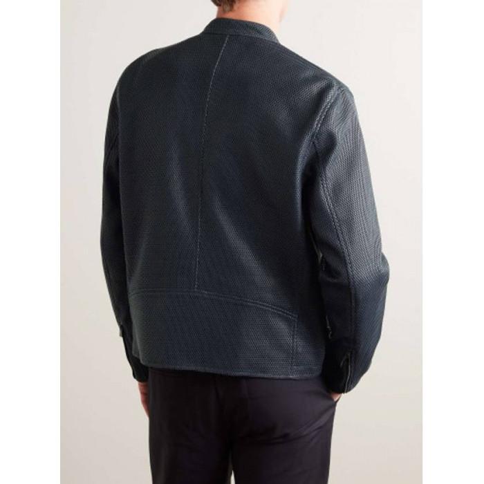 Theory Wynmore Crack Leather Jacket N0670401 XHX