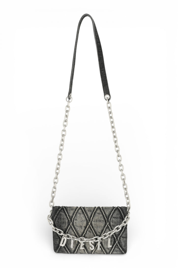 DIESEL Black CHARMD Wallet Strap Shoulder Bag X10281P6330 T8013