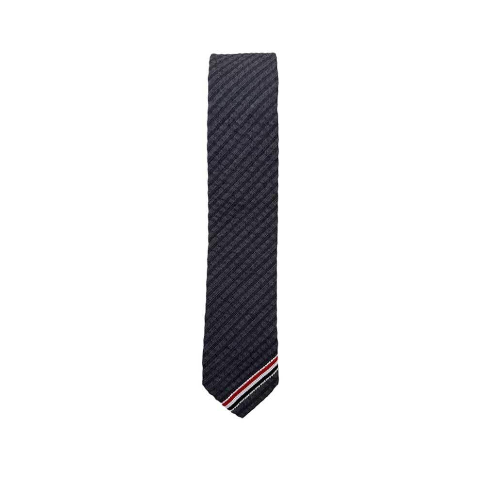 THOM BROWNE Seersucker Wool Men’s Tie MNL001O 06455 055