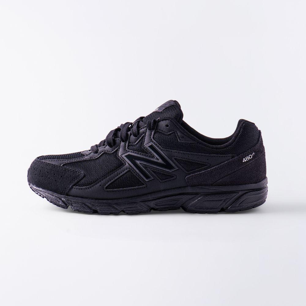 New Balance 480v5 Black 4E Extra Wide Low-Top Sneakers