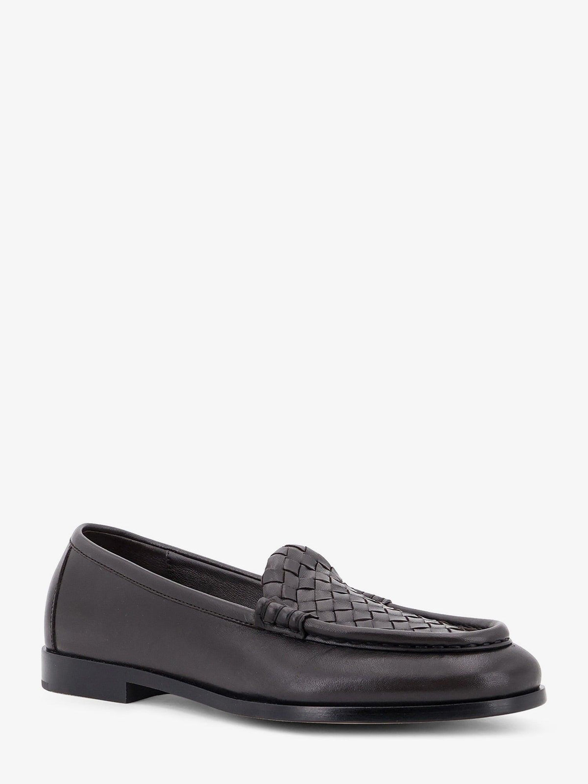 Bottega Veneta Black Leather Loafer