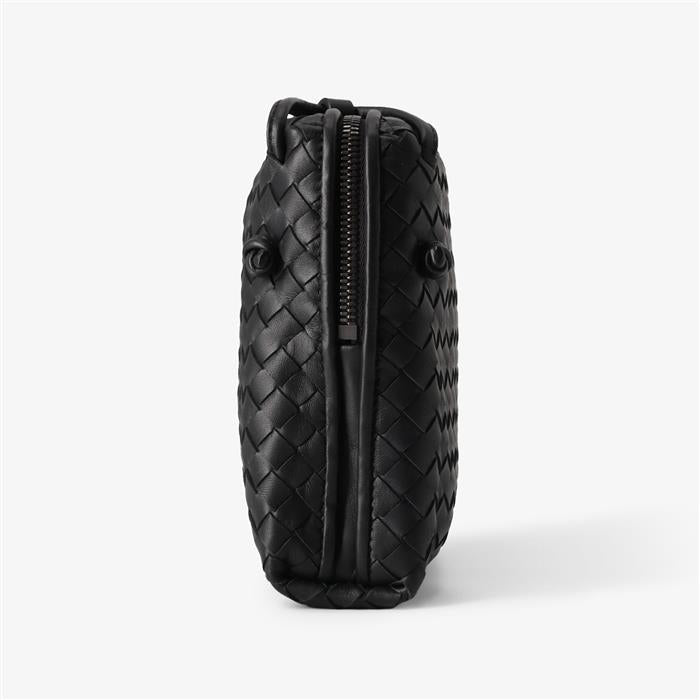 Bottega Veneta Intrecciato Nodi Mini Leather Crossbody Bag