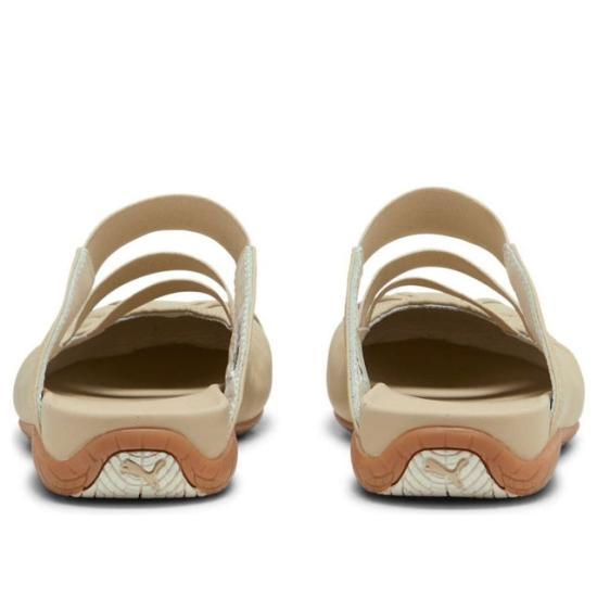PUMA White Leather Low-Top Sneakers for Women