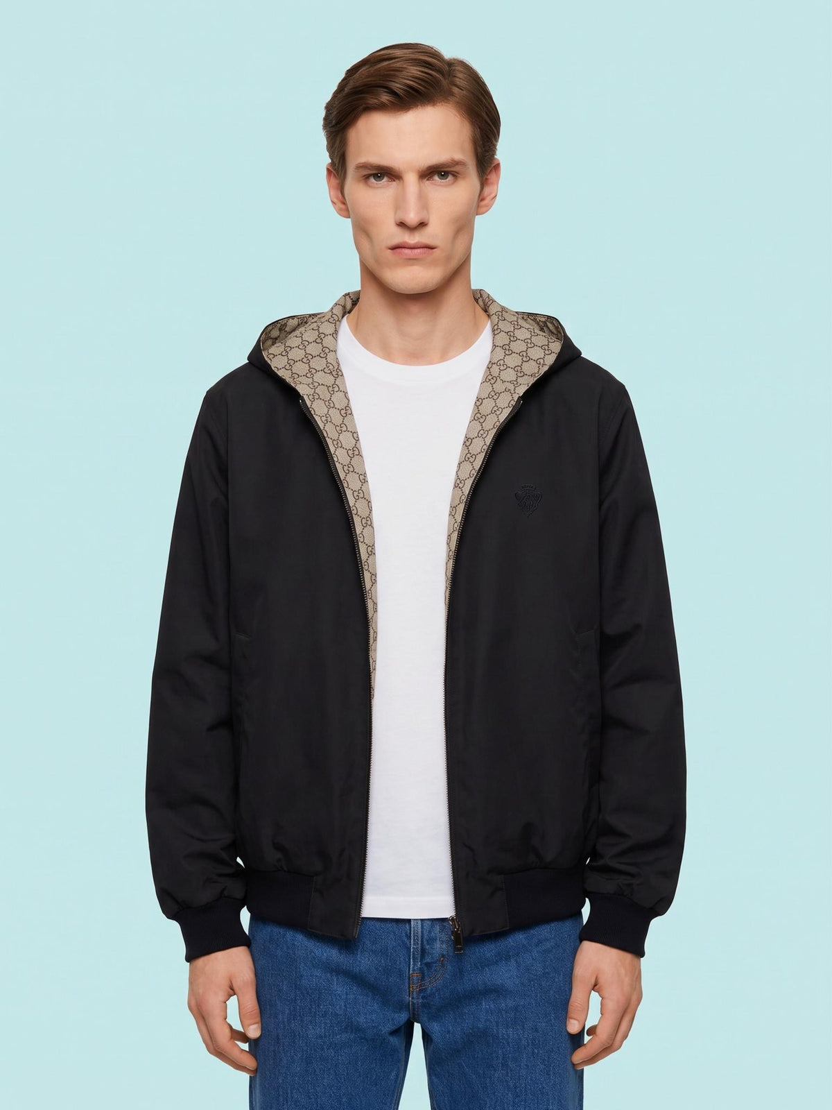 GUCCI Black Casual Jacket Men’s