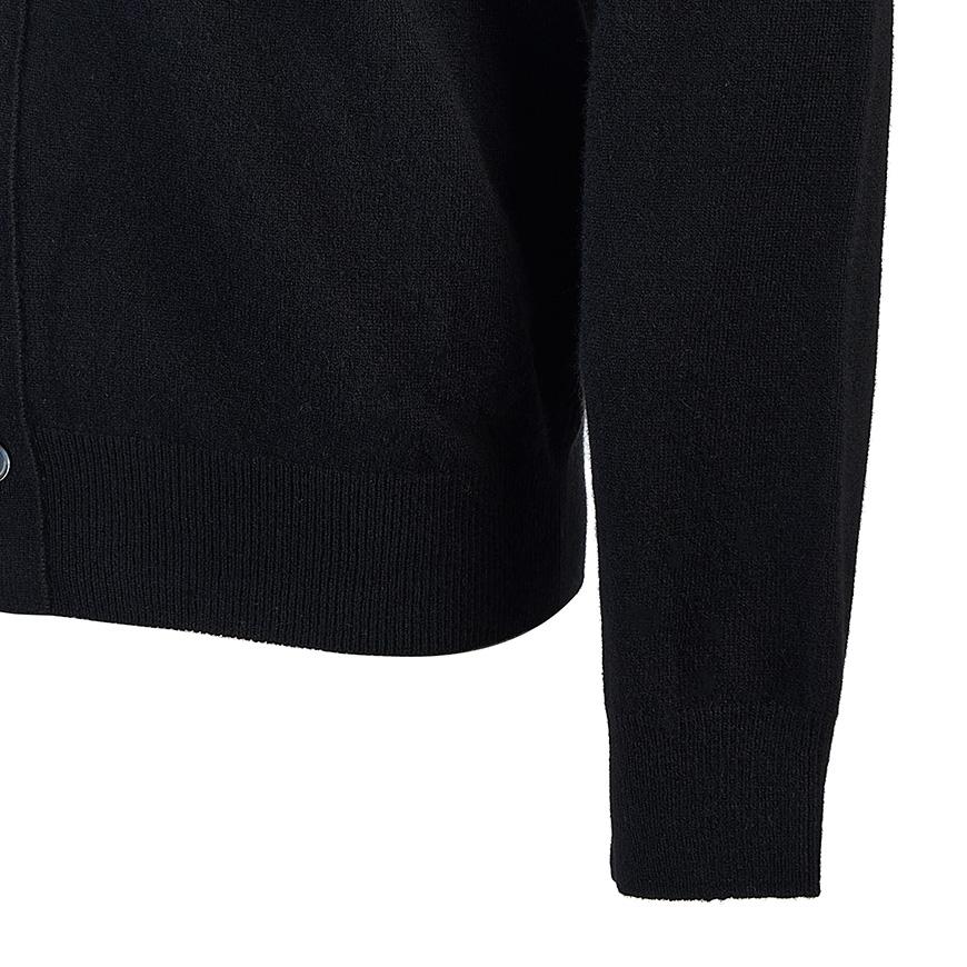 Comme des Garcons Unisex White Heart Cardigan AX N062 051 BLACK