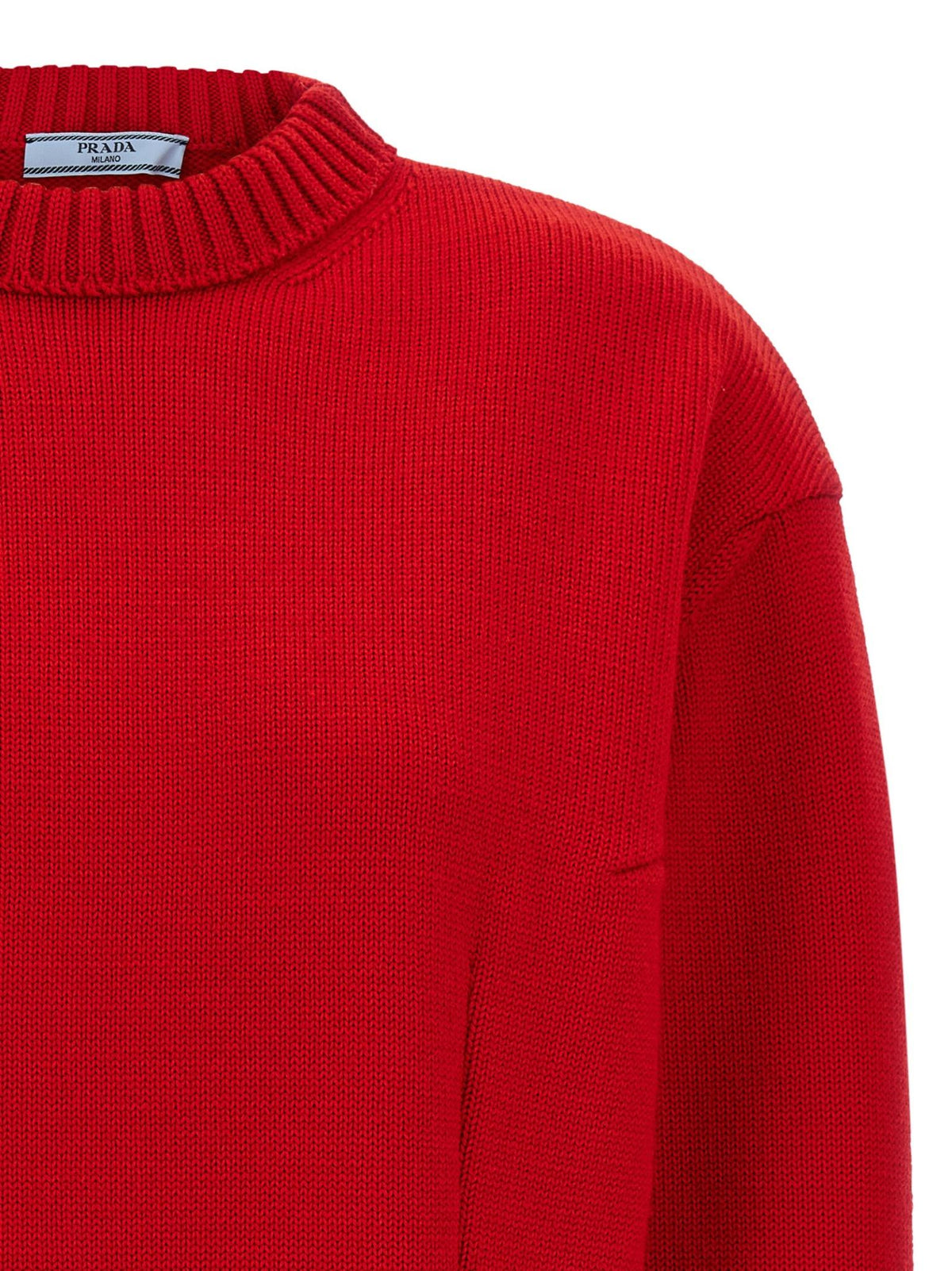 PRADA Black Wool Turtleneck Knit Sweater