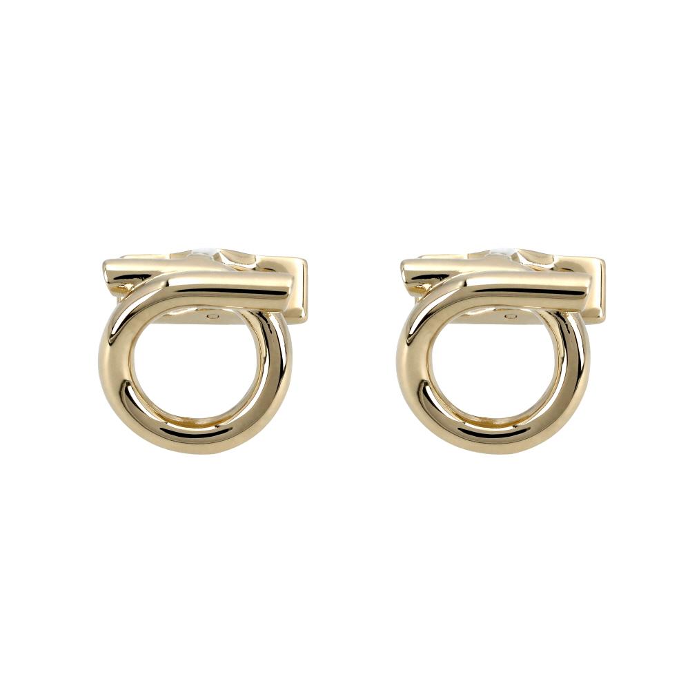 Ferragamo Gancini Cufflinks Men’s Silver-Tone Jewelry 77 0381 0780312