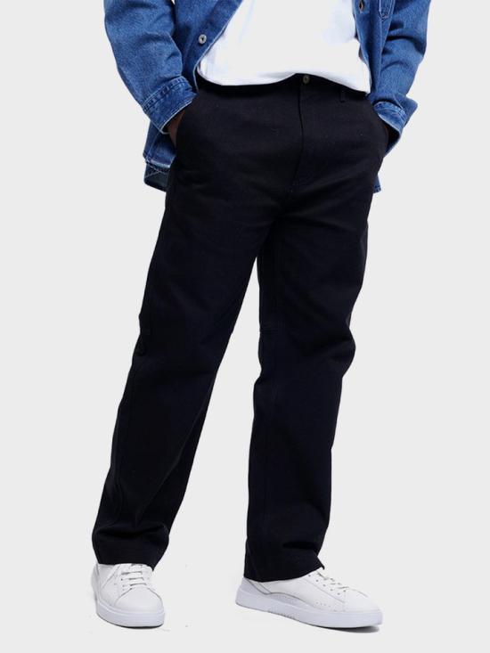 HUGO BOSS Straight Classic Pants for Men 50549708 001 BLACK DOM