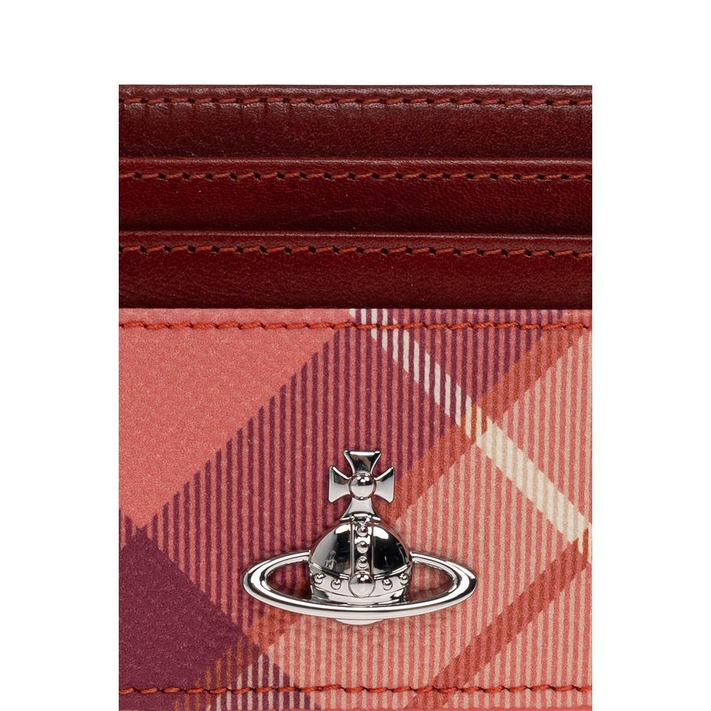 Vivienne Westwood Charm Leather Card Holder Wallet Green