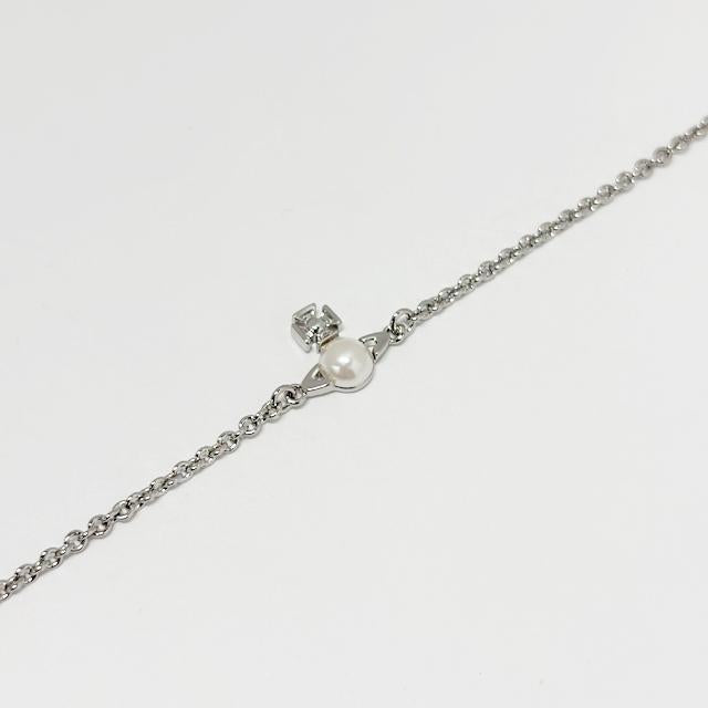 Vivienne Westwood Balbina Bracelet Silver-Tone Chain Jewelry