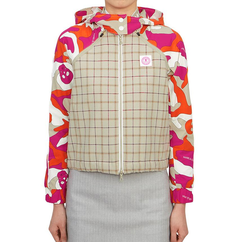 MARK&LONA Women’s Hooded Golf Jacket MLW 3C AD02 BEIGE