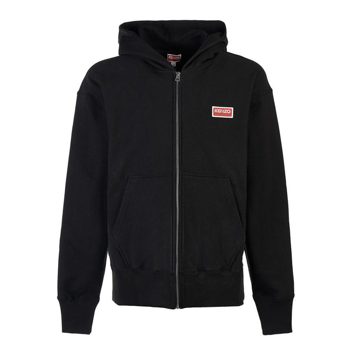 KENZO Men’s Logo Print Hooded Zip-Up Jacket FD65SW1004ME 99J
