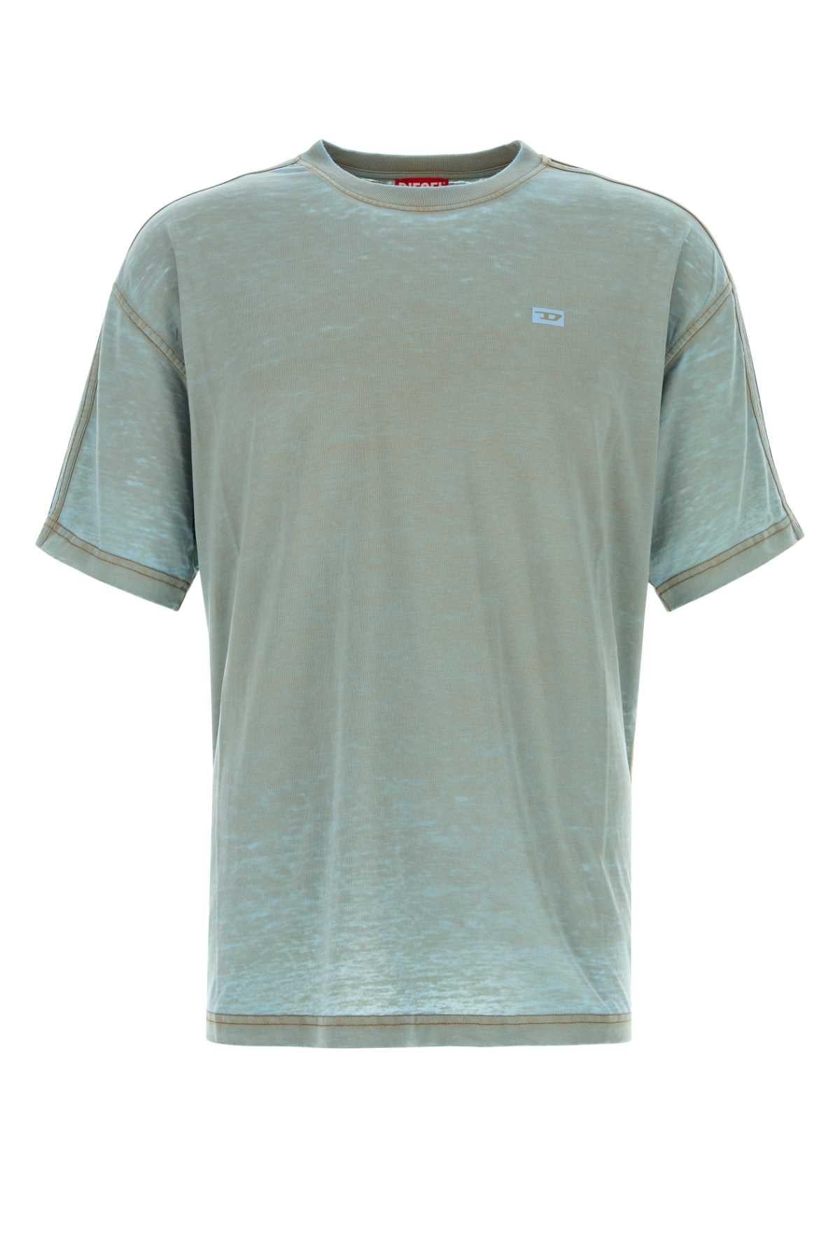 DIESEL Short Sleeve T-Shirt Men’s Cotton Crewneck Black