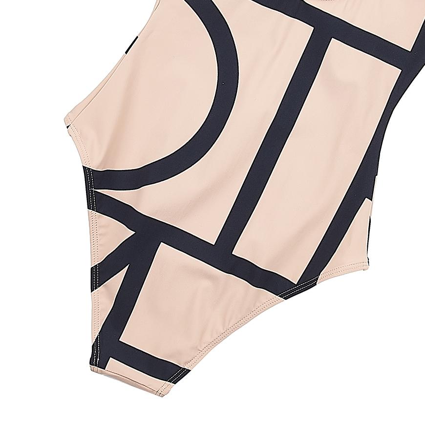 Toteme Monogram Print One-Piece Swimsuit for Women 213842795 910 1