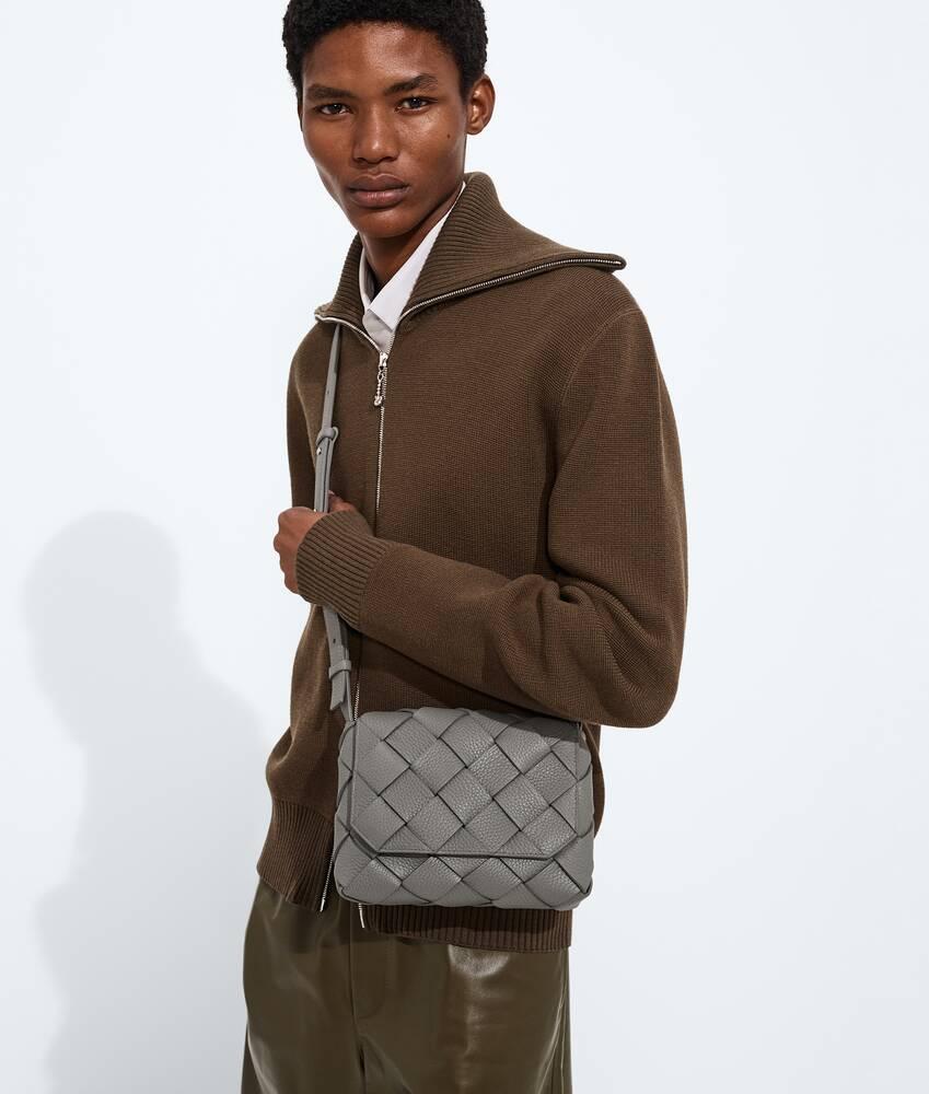 Bottega Veneta Intrecciato Diago Basalt Crossbody Bag