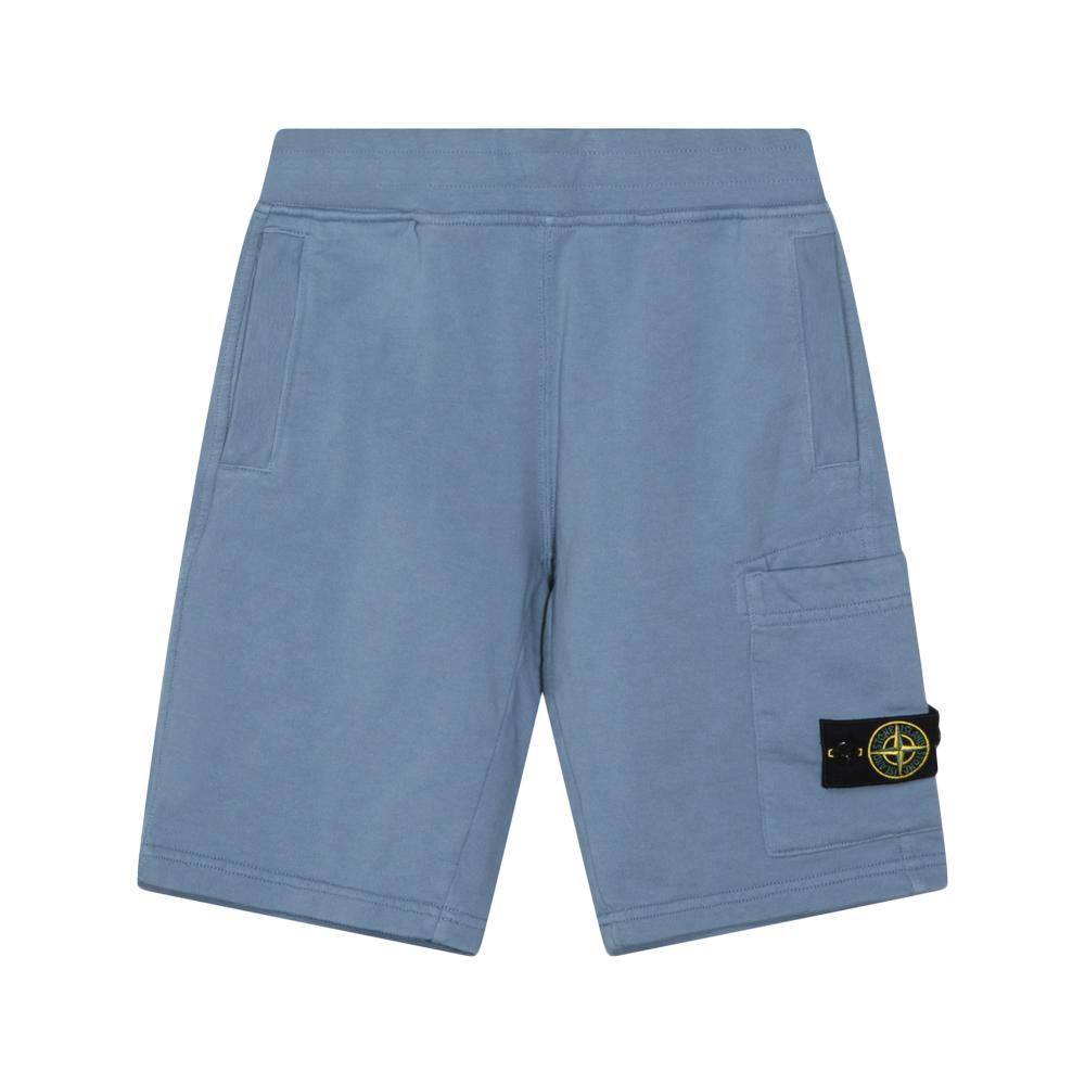 STONE ISLAND Kids Women Cotton Half Shorts Powder Blue L1S16 6200006 S0040 V004A
