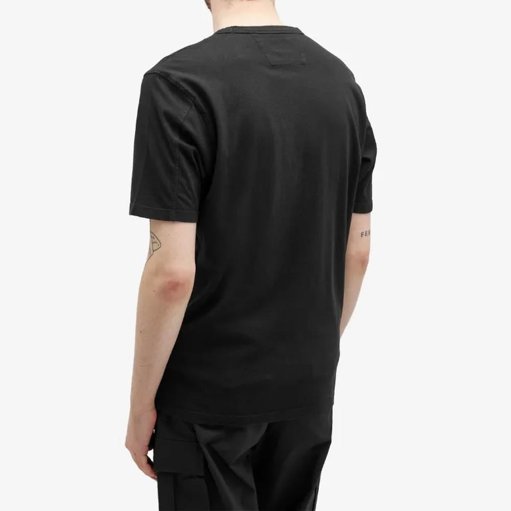 CP Company Pocket Short Sleeve T-Shirt Black Unisex Cotton