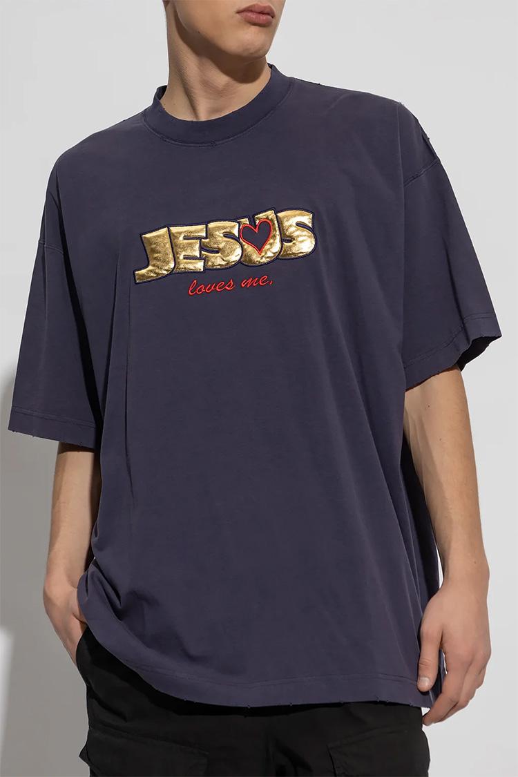 Vetements Effect Logo Short Sleeve Crewneck T-Shirt UE63TR400N