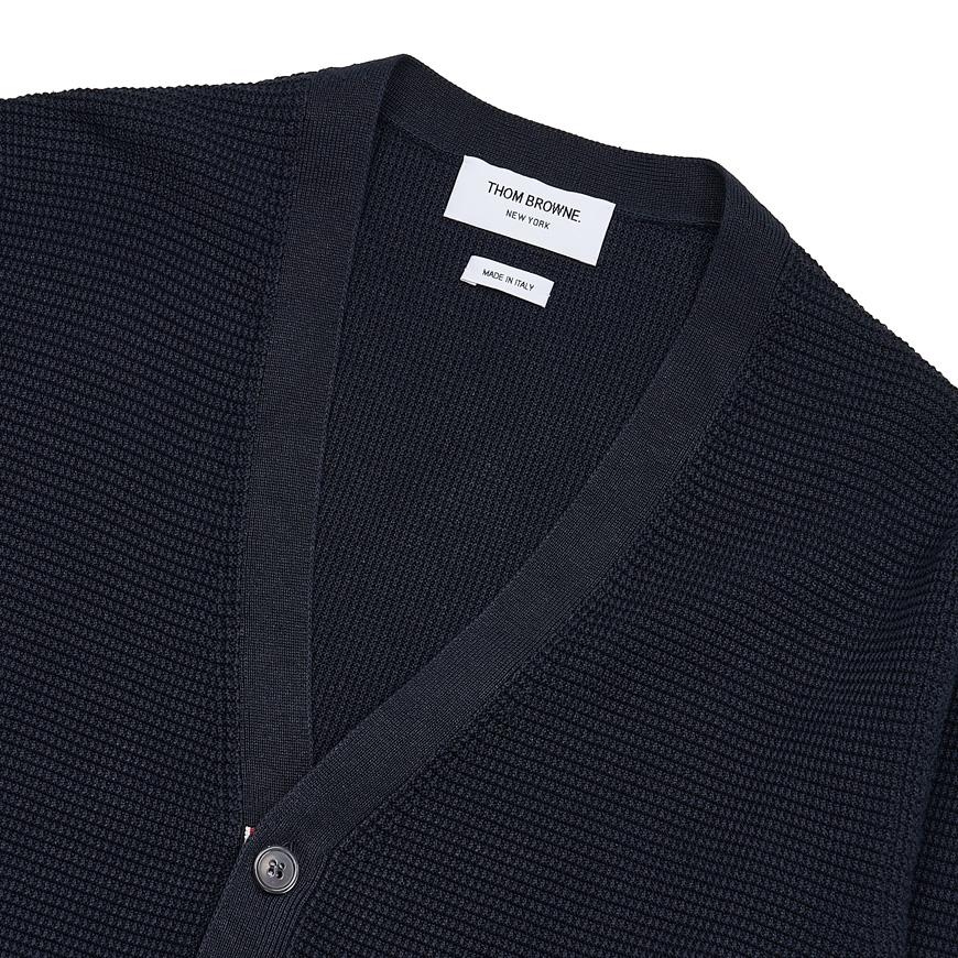 THOM BROWNE Men’s Diagonal Stripe Cardigan MKC550A Y6011 415
