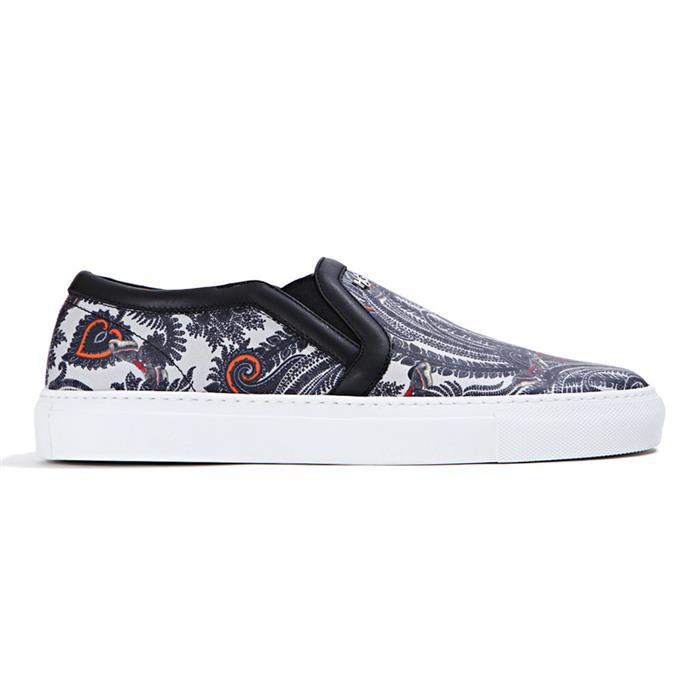 GIVENCHY Moss Pattern Slip-On Low-Top Sneakers White
