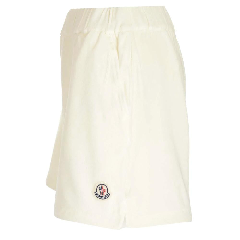 Moncler Logo Patch Terry Shorts for Women 8H000 22 596LS 034