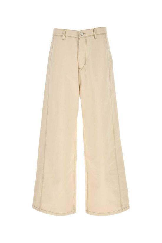 AMI Cotton Wide-Leg Jeans Men's Denim Pants HTR820 DE0106 150