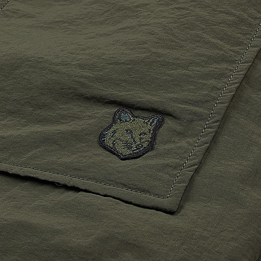 Maison Kitsune Bold Fox Head Patch Padded Overshirt for Men LM02113WQ4019 MG