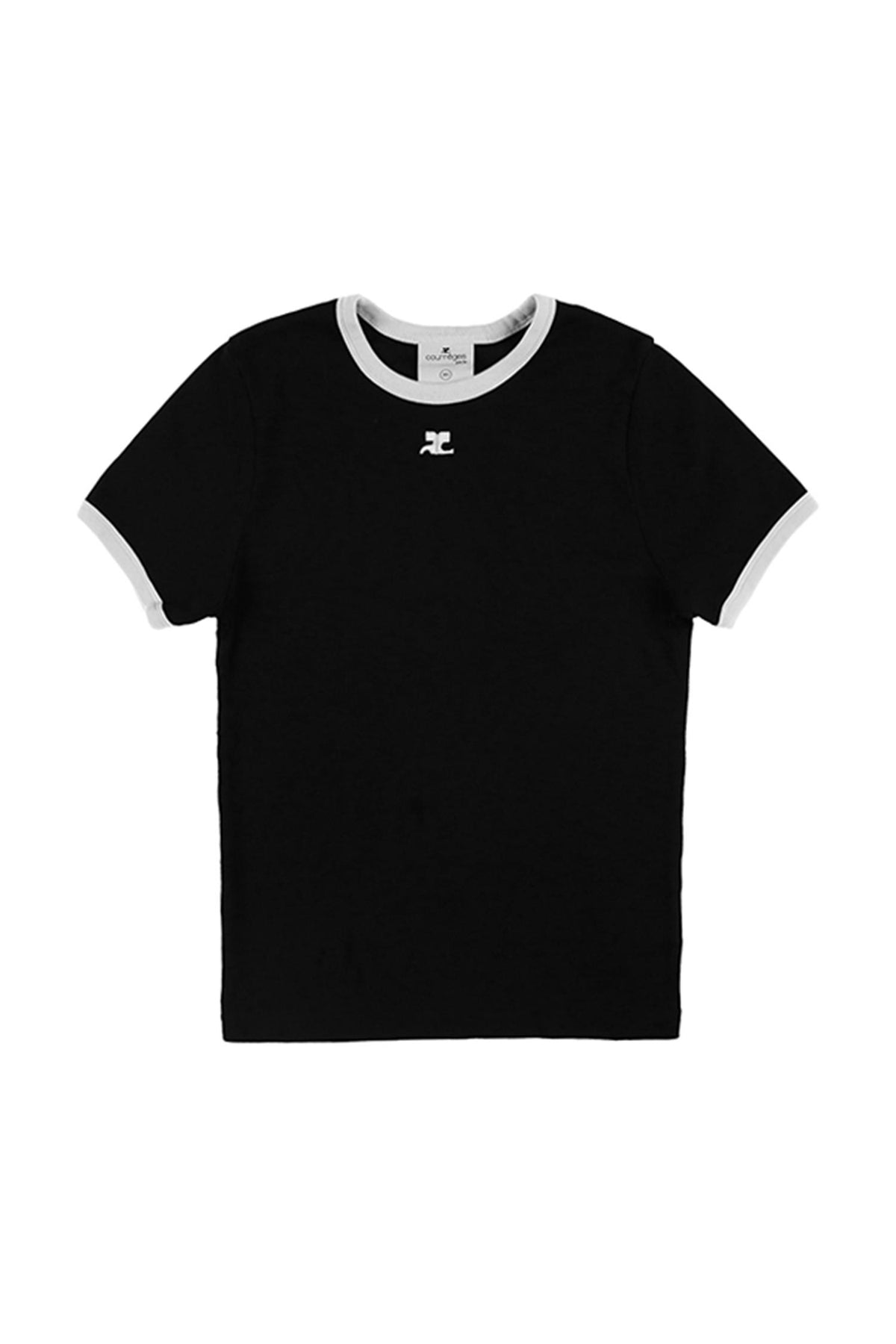 courreges Women’s Short Sleeve T-Shirt VESJTS017 JS0070 9901