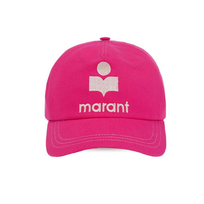 Isabel Marant Tyron Logo Cap Hat Navy Cotton