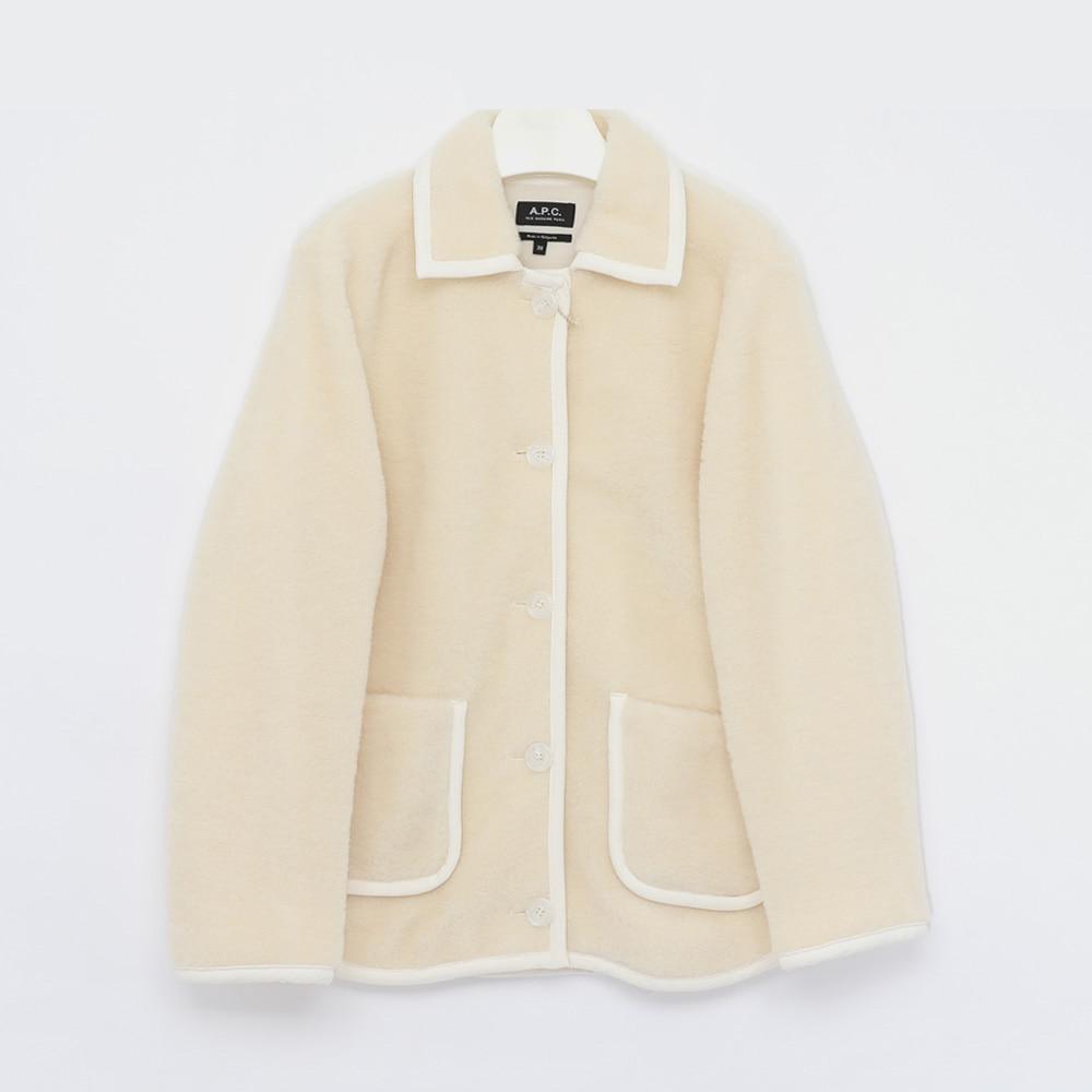 A.P.C. Estelle Double Pocket Button Wool Women’s Jacket F32035 AAD