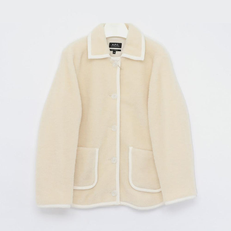 A.P.C. Estelle Double Pocket Button Wool Women’s Jacket F32035 AAD